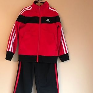 Boys Adidas track suit